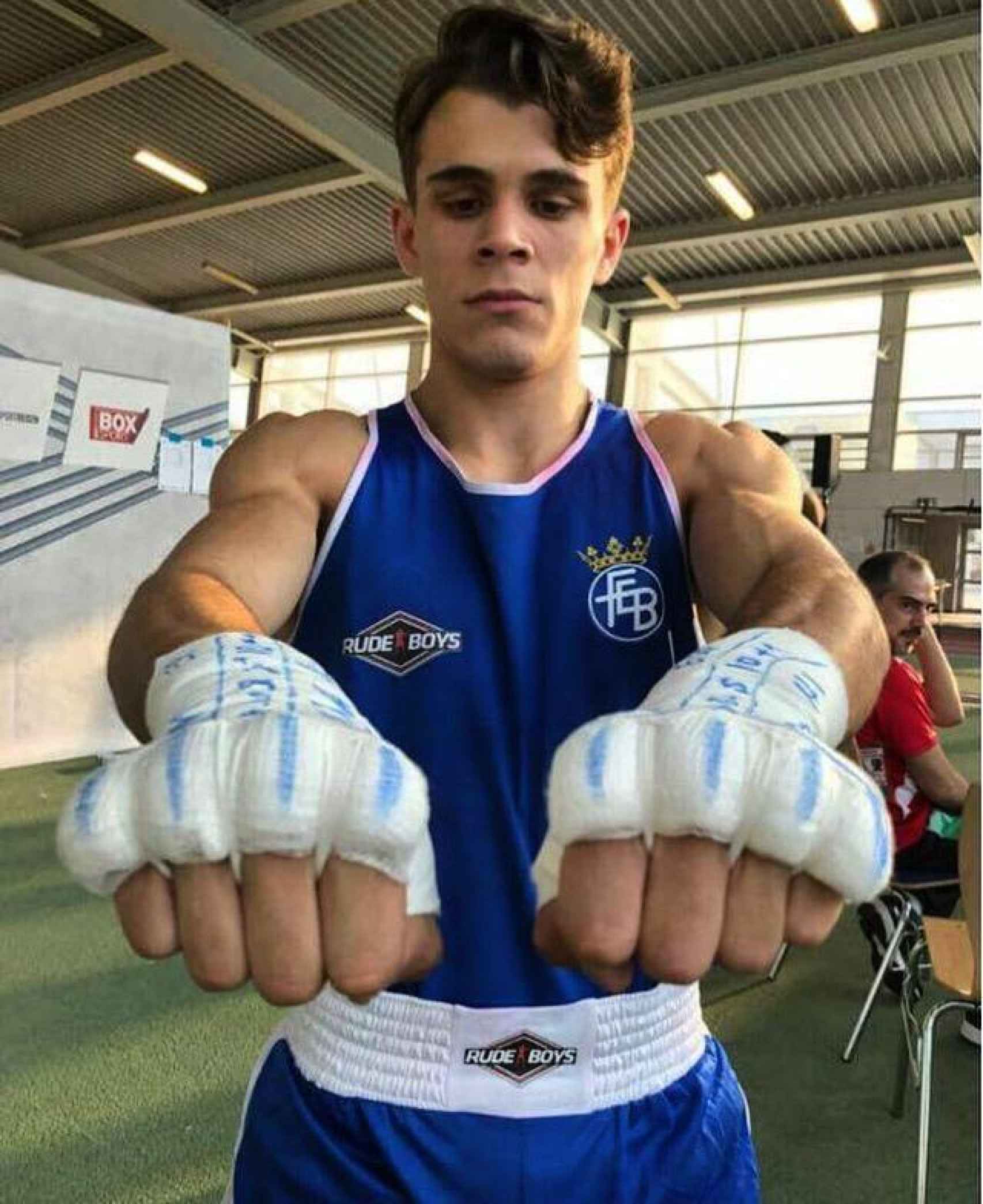 Gabriel Escobar (22 años, Madrid: la joven promesa del boxeo español.