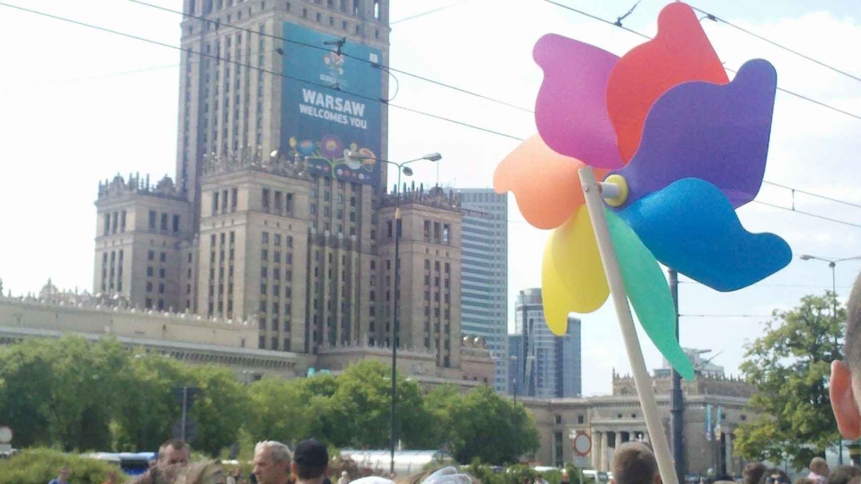 Manifestación del día del orgullo gay en Varsovia