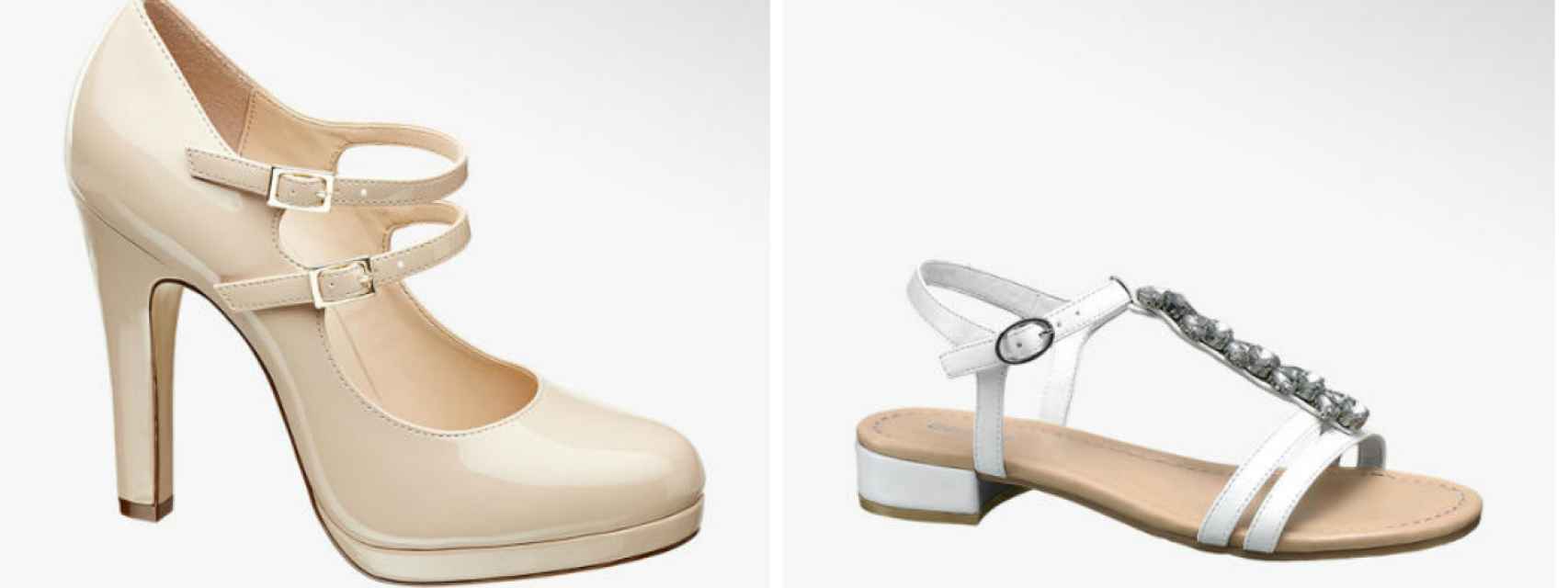 Zapatos para novias de la nueva colección de Deichmann en montaje JALEOS.