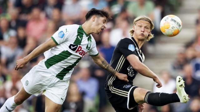 Ludovit Reis, en un partido ante el Ajax