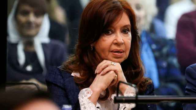 Cristina Fernández de Kirchner durante el juicio.