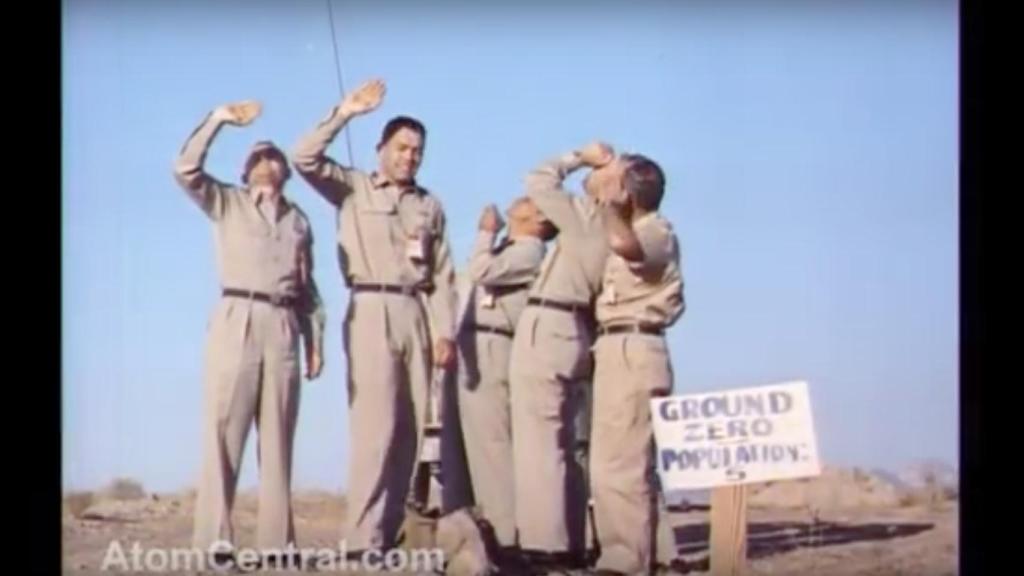 Fotograma de la prueba nuclear.