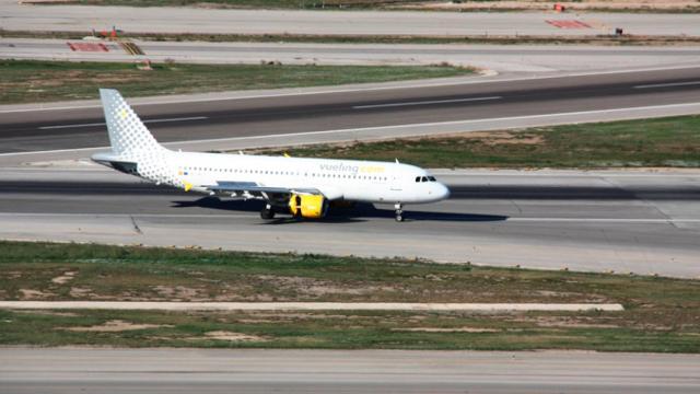 Un avión de Vueling.