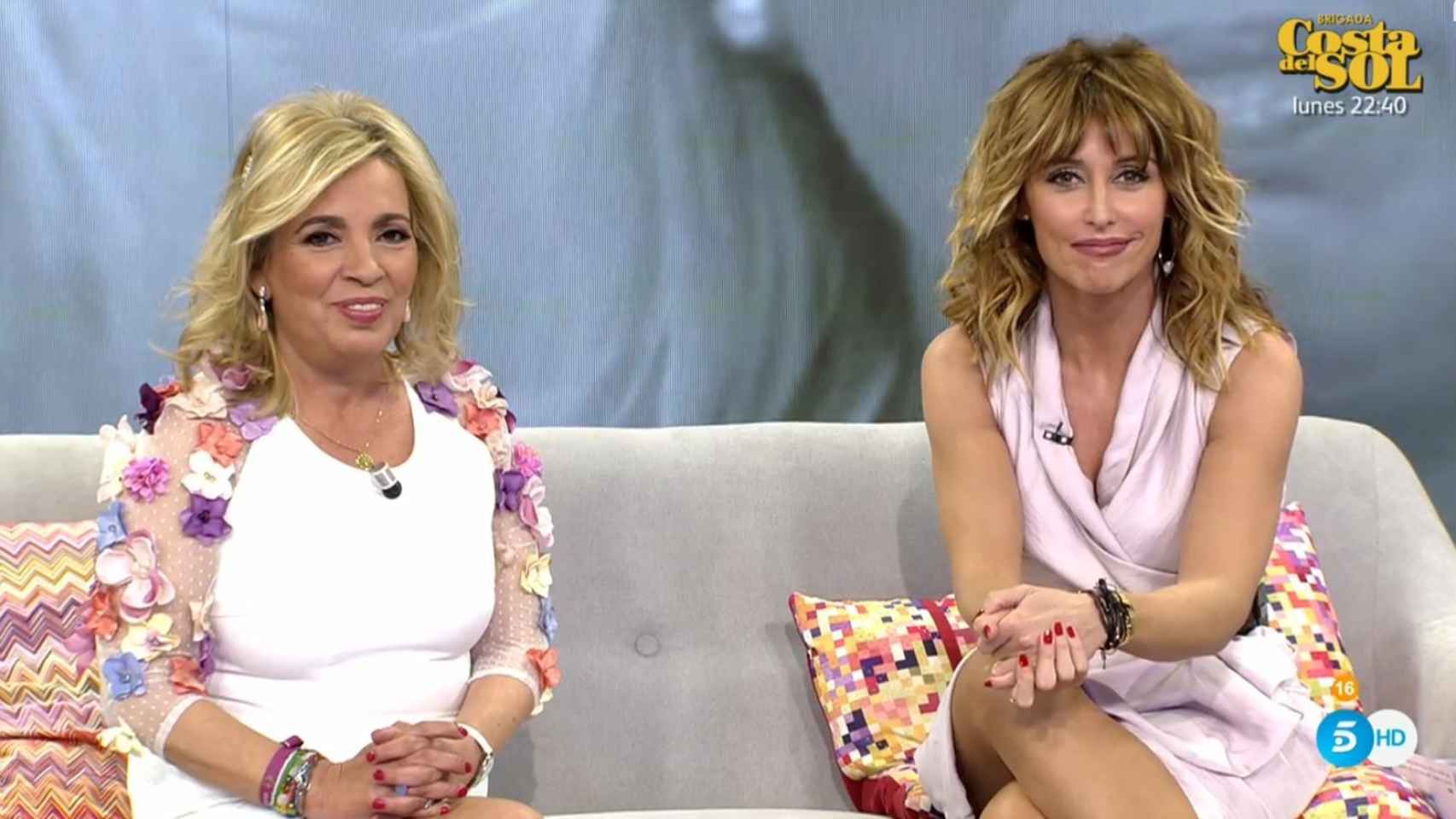 Carmen Borrego y Emma García en el programa 'Viva la vida'.