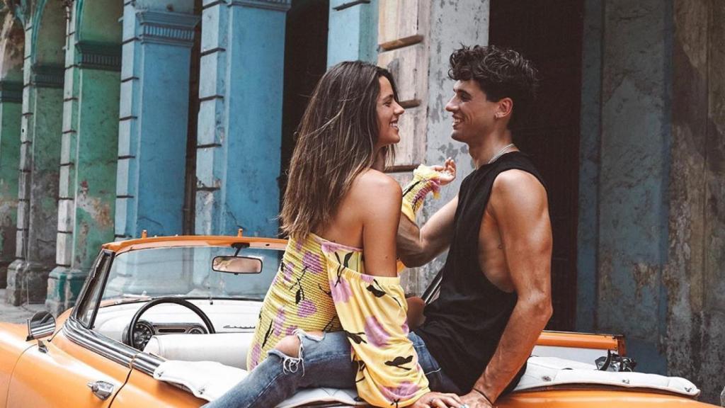 Laura Matamoros y Daniel Illescas en La Habana.