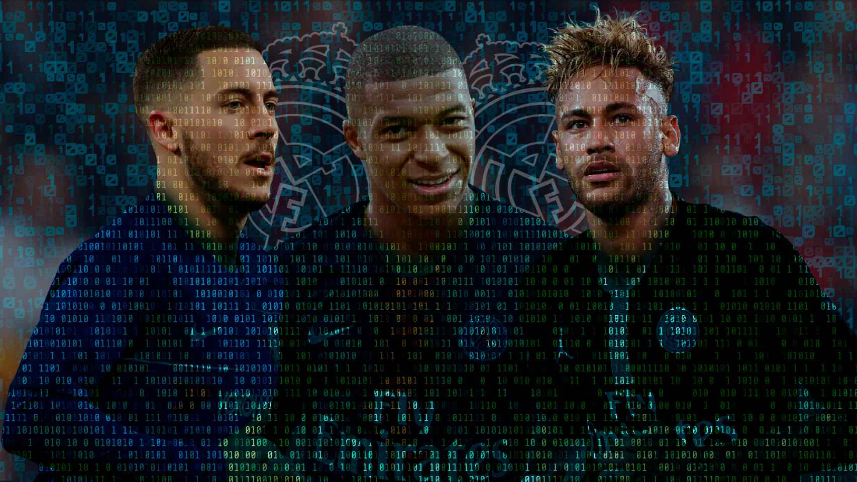 Hazard, Mbappé y Neymar