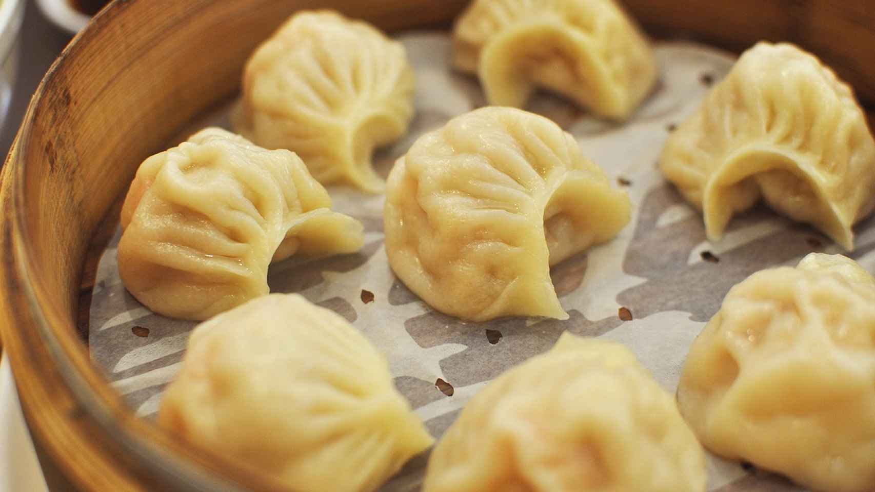 Unos dumplings como los que podemos comer en cualquier restaurante asiático.