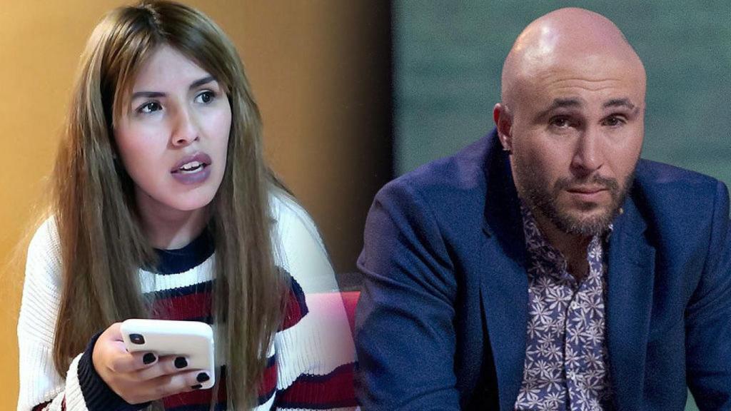 Isa Pantoja y Kiko Rivera en un montaje de Telecinco.