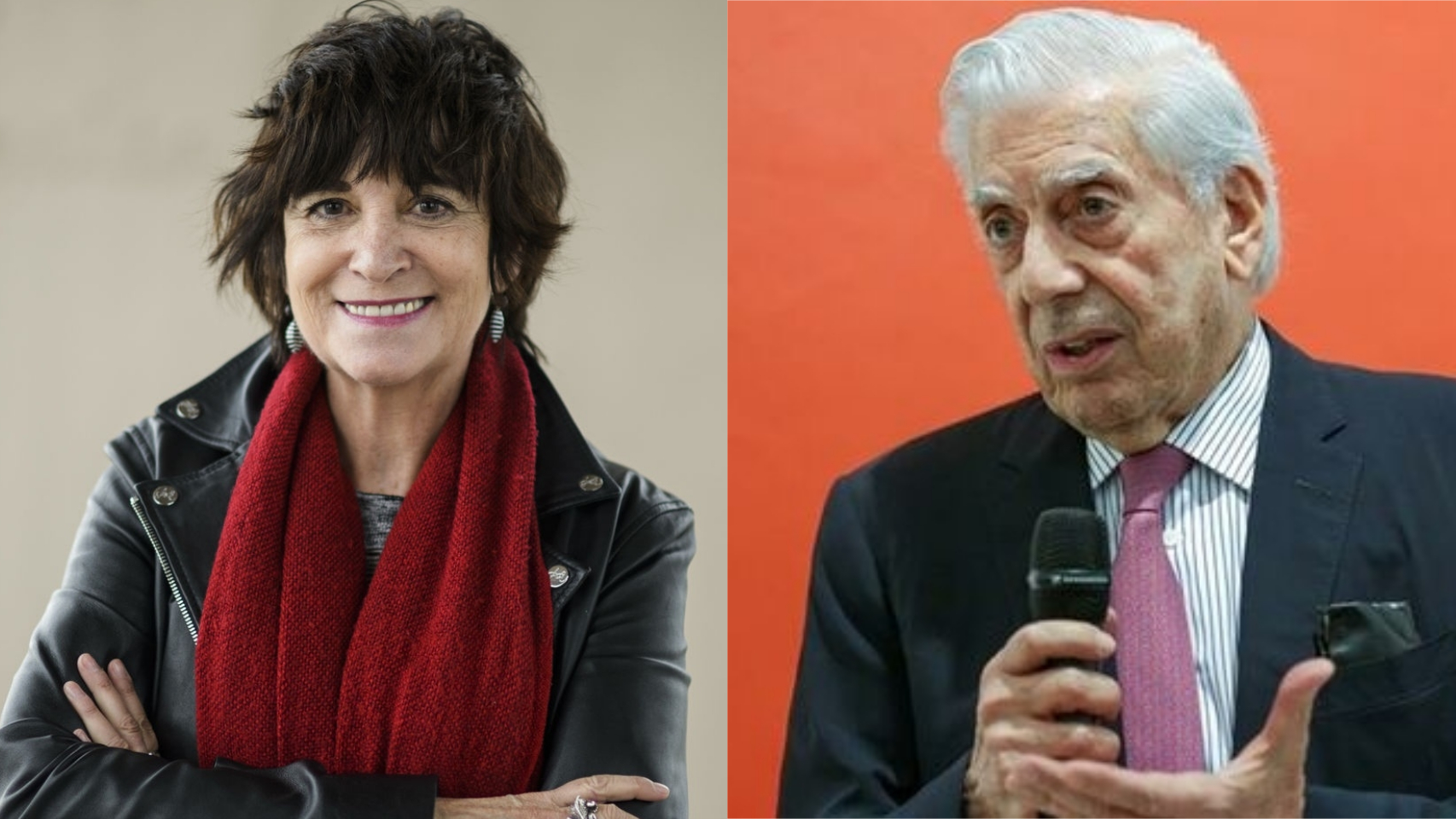 Rosa Montero y Mario Vargas Llosa.