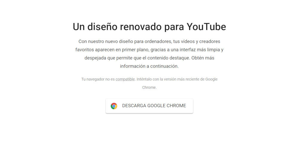 Youtube deja de funcionar bien en el nuevo Edge, ¿otro sabotaje de Google?