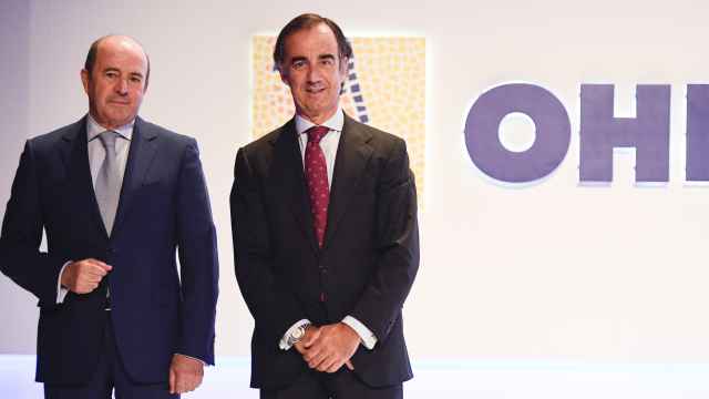 Jose Antonio Fernández Gallar y Juan Villar Mir de Fuentes, CEO y Presidente de OHL respectivamente.