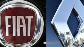 Logotipos de Fiat y Renault.