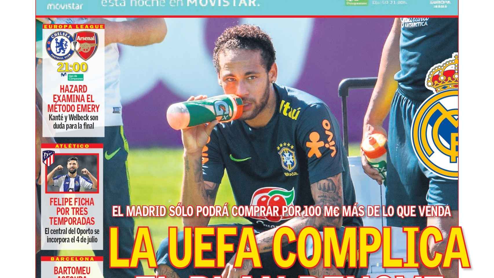 Portada diario AS (29/05/2019)