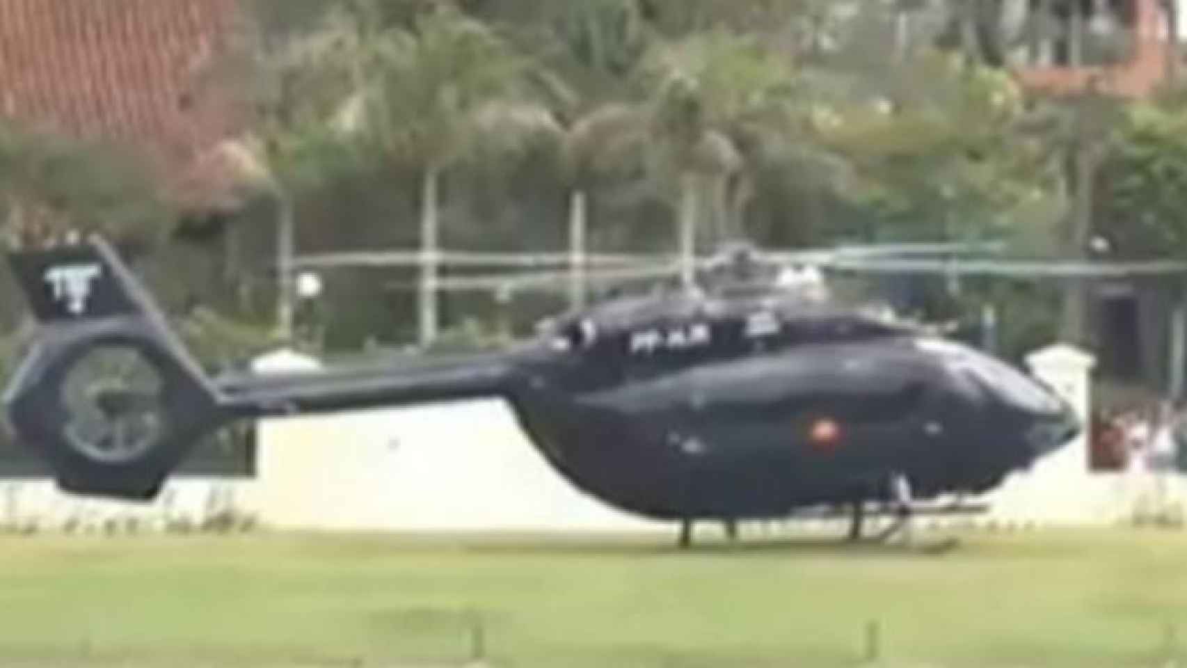 El helicóptero personalizado de Neymar