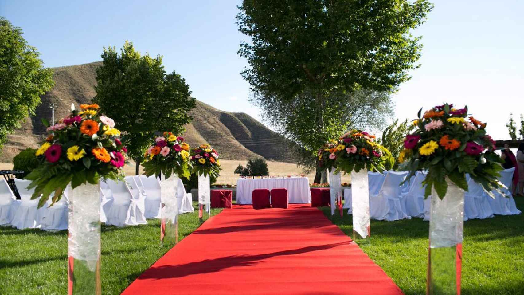 El espacio de la ceremonia y la fiesta tendrá lugar en el gran jardín de la Vega de Henares.