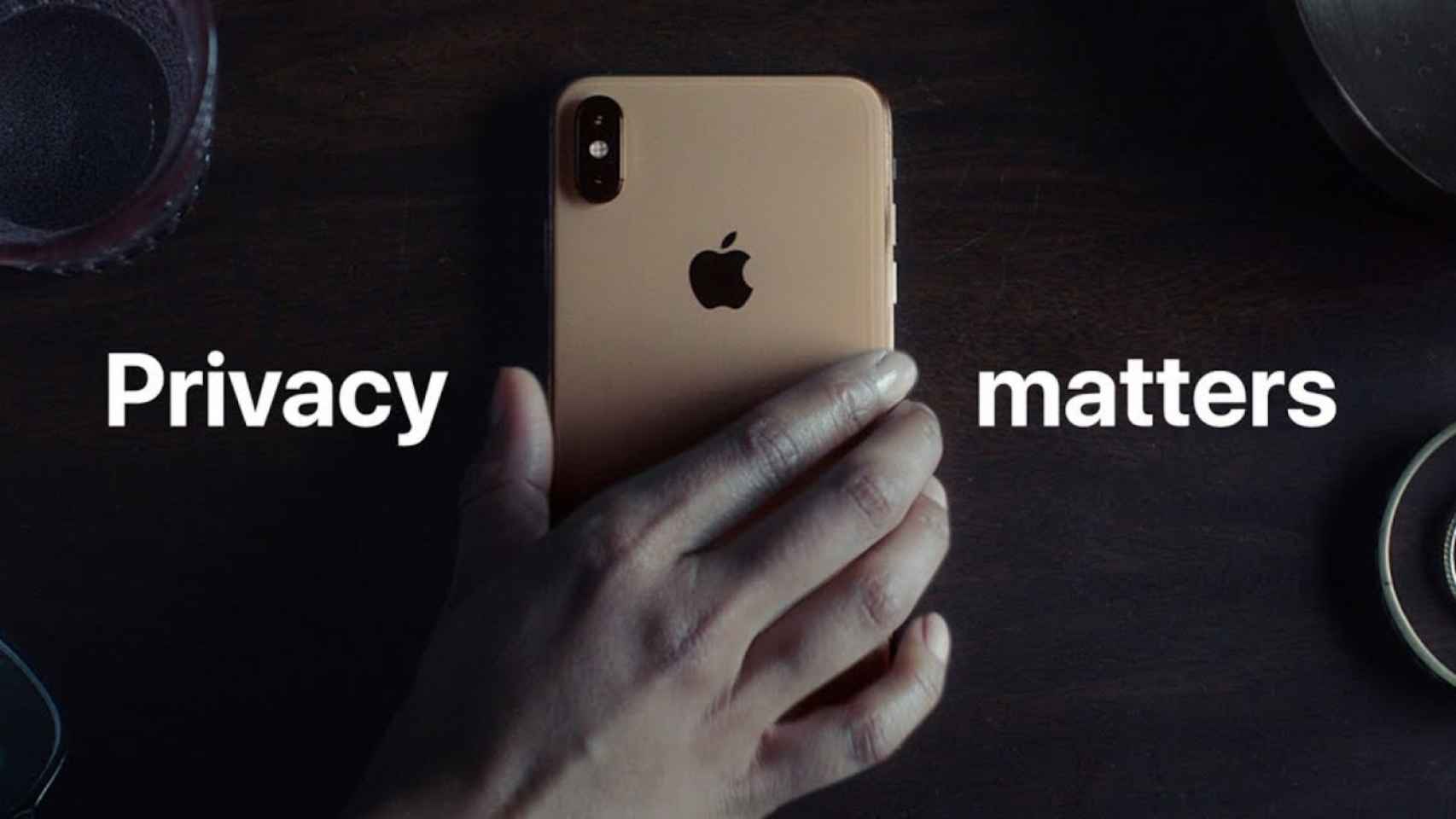 La privacidad siempre ha sido importante en el marketing de Apple