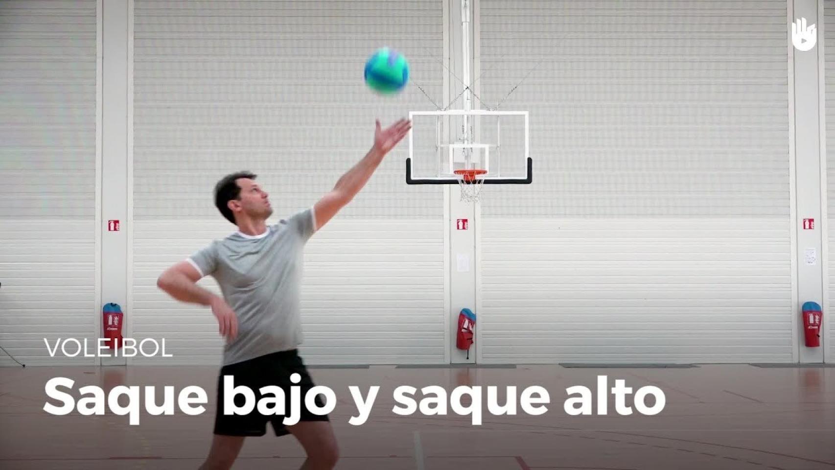 Entrenamiento saque de voleibol Entrenamiento saque de voleibol