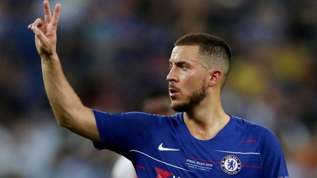 Eden Hazard, en la final de la Europa League 2018/2019