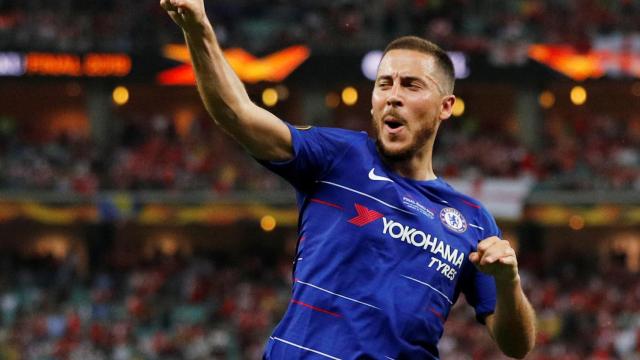 Eden Hazard, en la final de la Europa League 2018/2019