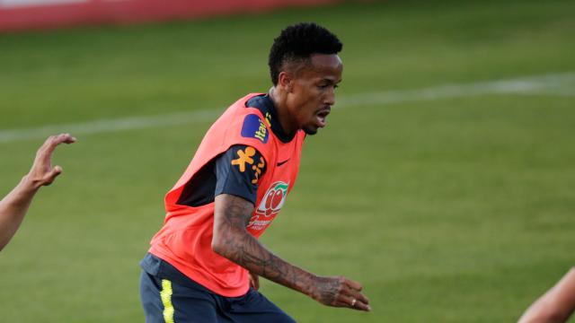 Militao, con la selección de Brasil