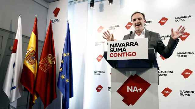 El candidato de Navarra Suma a la Presidencia del Gobierno foral, Javier Esparza.