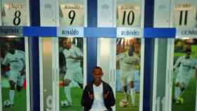 Neymar de pequeño en el vestuario del Real Madrid