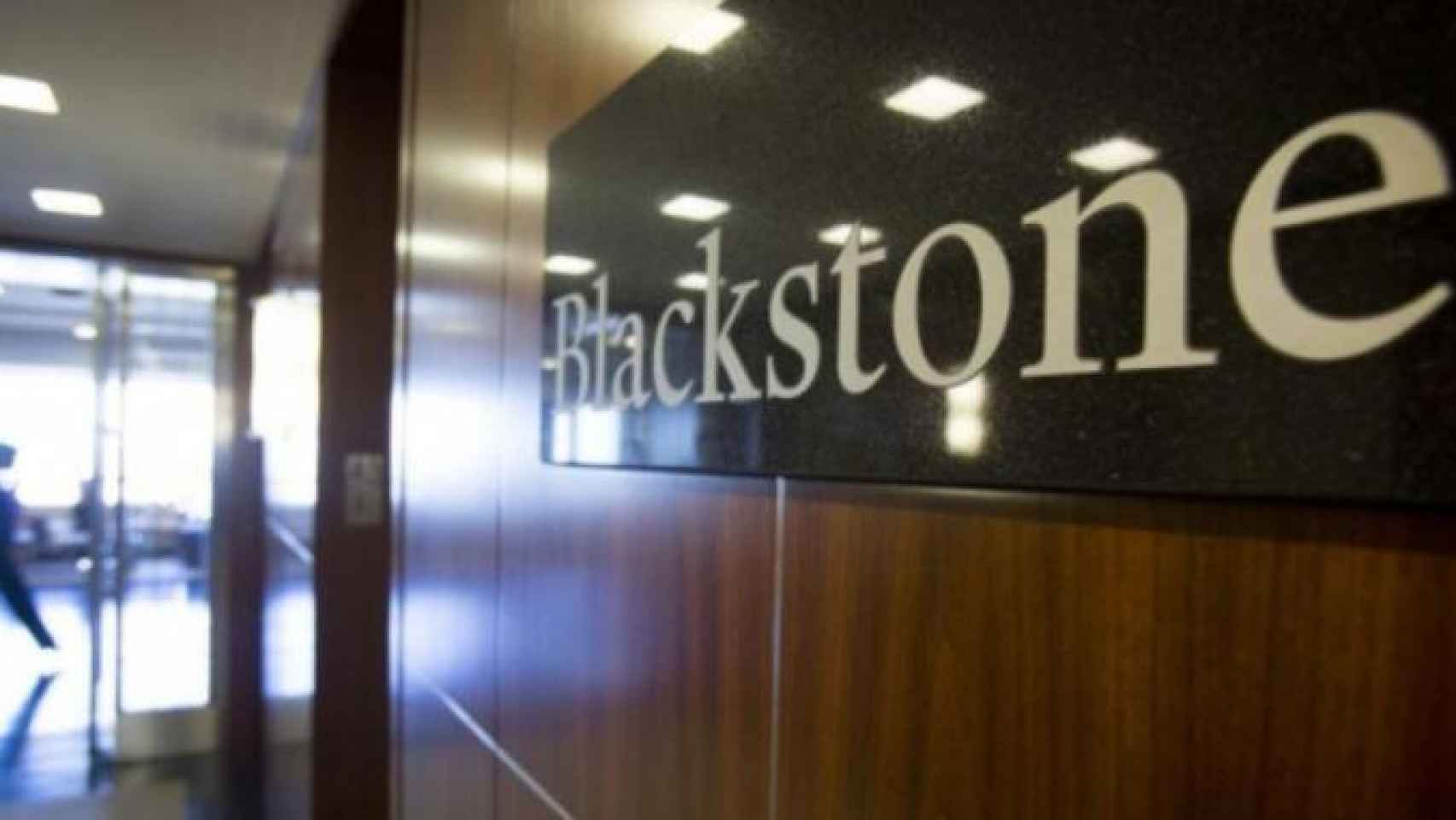 El logo de Blackstone en una imagen de archivo.