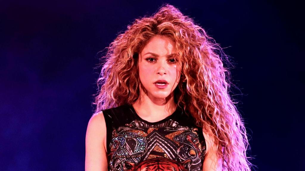Shakira durante uno de sus conciertos.