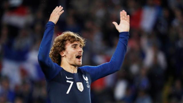 Griezmann celebra un Francia