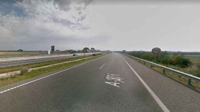 Autovía A-376 en la que falleció José Antonio Reyes. Foto: Google Maps