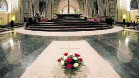 Tumba de Franco en la Basílica del Valle de los Caídos./