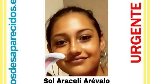 Cartel de la desaparición de Sol Araceli Arévalo
