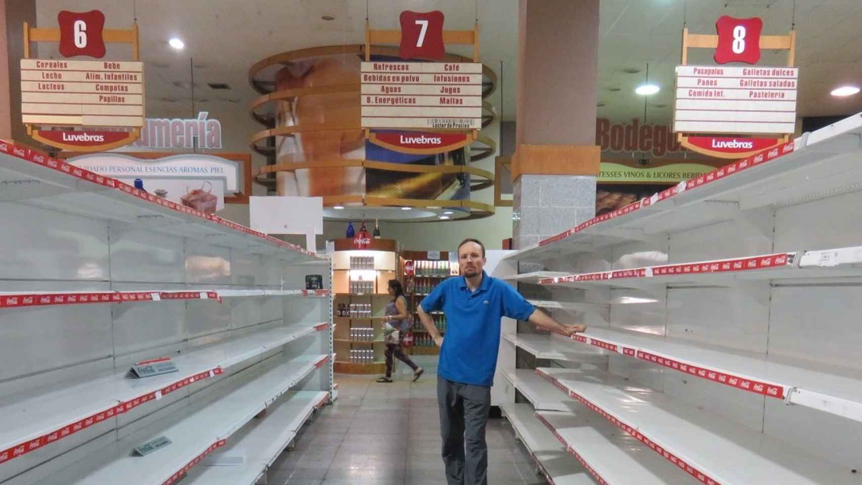Six en un supermercado en Venezuela.