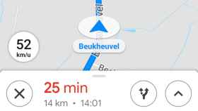 Google Maps muestra la velocidad a la que vas y el límite de la vía