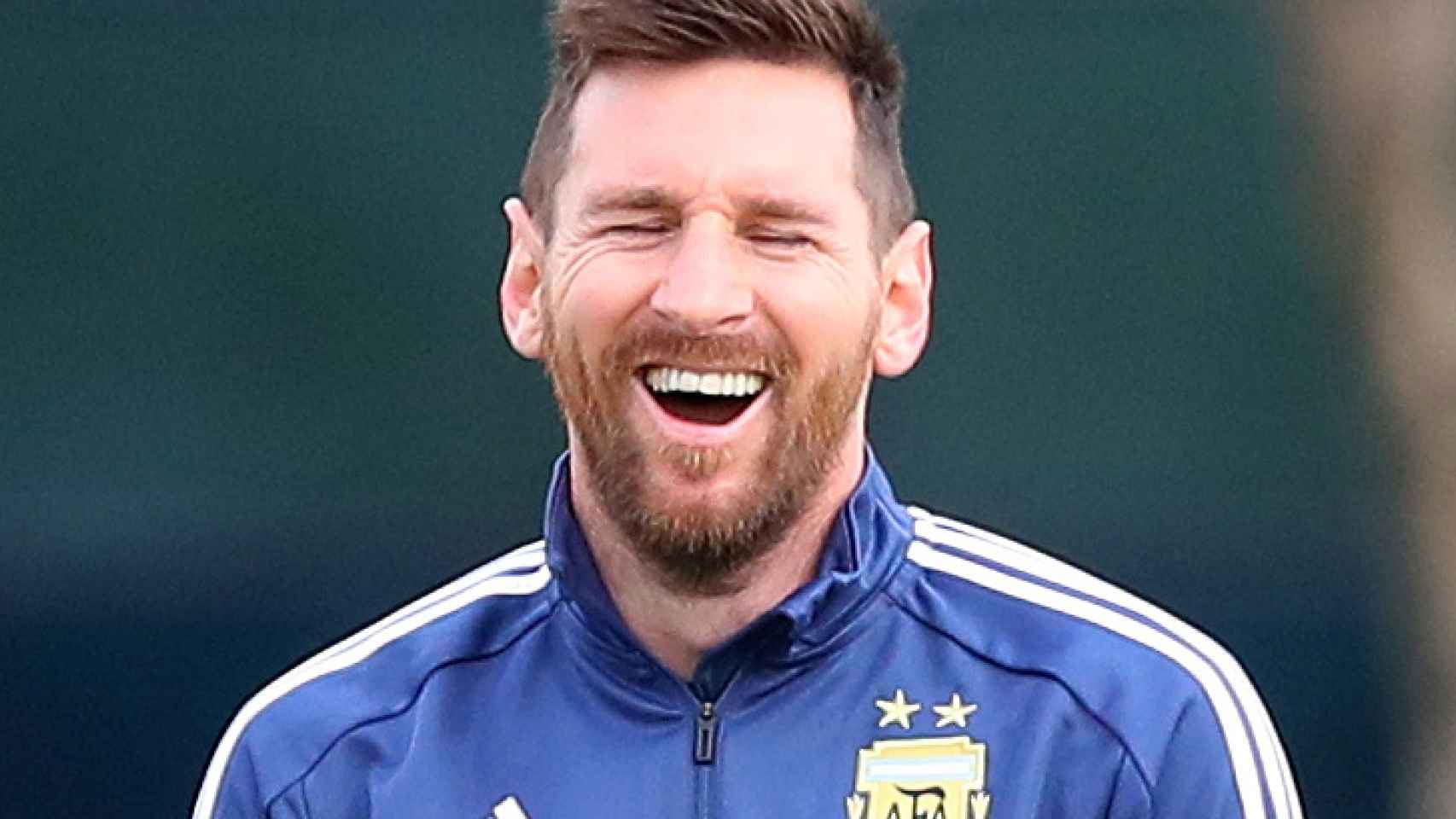 Lionel Messi, con la selección de Argentina