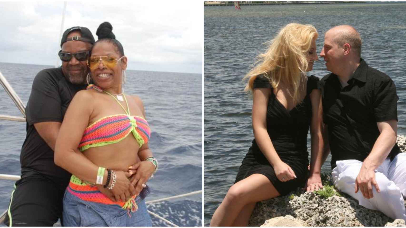 Cynthia y Miranda, de izquierda a derecha, los tres fallecidos en extrañas circunstancias en Punta Cana.