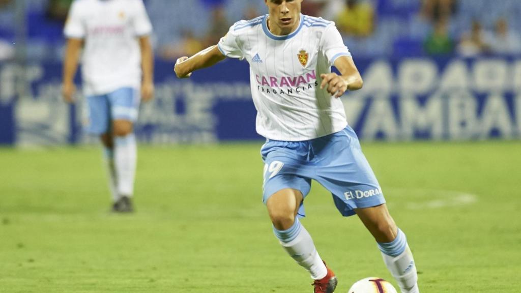 Alberto Soro con el Zaragoza.
