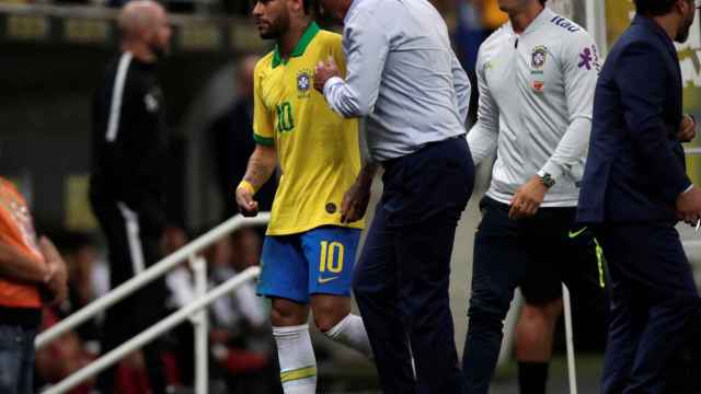 Neymar, tras lesionarse ante Catar