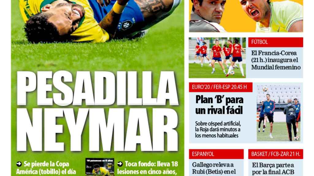 La portada del diario Mundo Deportivo (07/06/2019)