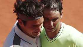 Nadal y Federer en Roland Garros