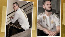 Bale, Isco y Keylor presentan la nueva camiseta del Madrid
