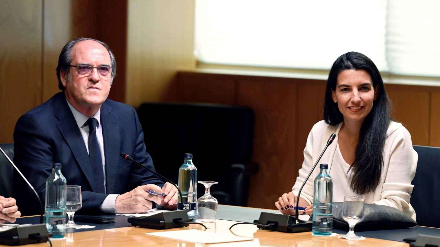 Ángel Gabilondo y Rocío Monasterio, cabezas de lista de PSOE y Vox a la Asamblea de Madrid.
