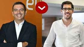 Francisco Arteche (Euskaltel) y Juan Galiardo (Uber).