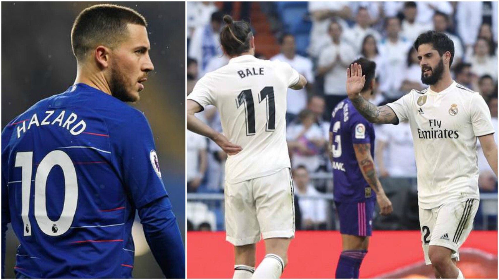 Hazard, Bale e Isco