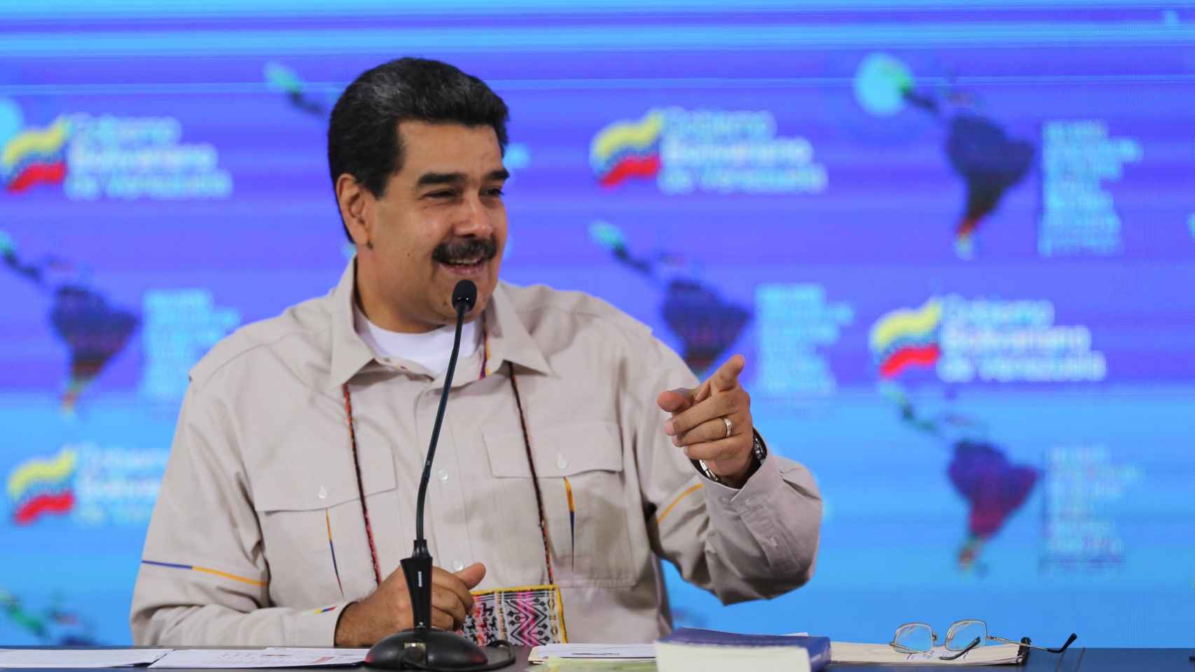 Nicolás Maduro en una intervención.