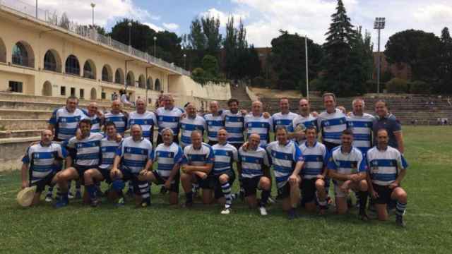 Equipo de rugby de Alcobendas. Foto: Twitter (@AlcobendasRugby)