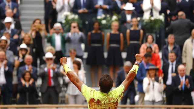 Rafael Nadal celebra su 12º título de Roland Garros