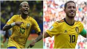 Neymar y Hazard con sus elecciones