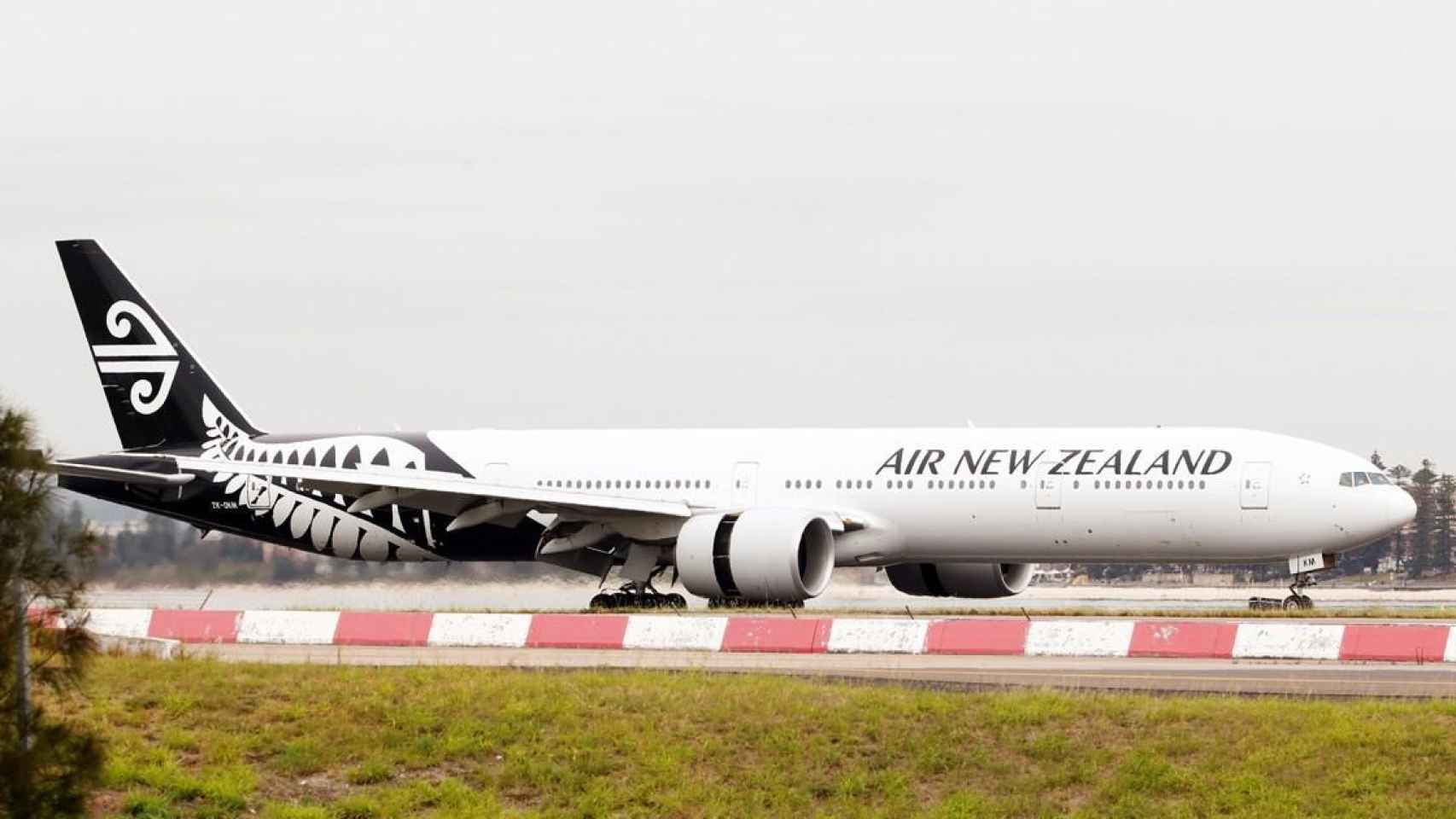 Un avión de Air New Zealand.