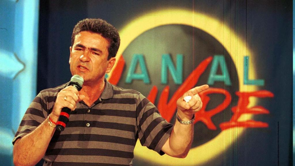 Wallace Souza en el programa que presentaba.